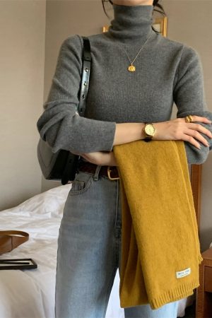 2025 Autumn/Winter Korean Style Wool Knitted Scarf - Cozy Warm Fashion Accessory for Fall and Winter