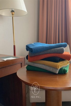 2025 Autumn/Winter Korean Style Wool Knitted Scarf - Cozy Warm Fashion Accessory for Fall and Winter