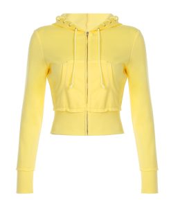 2025 Autumn/Winter Street Style Hooded Sweatshirt Jacket & Color Block Flared Knit Pants Set