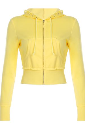 2025 Autumn/Winter Street Style Hooded Sweatshirt Jacket & Color Block Flared Knit Pants Set