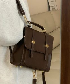 2025 British Retro Backpack for Women - Trendy Multifunctional Handbag Travel Bag for Students