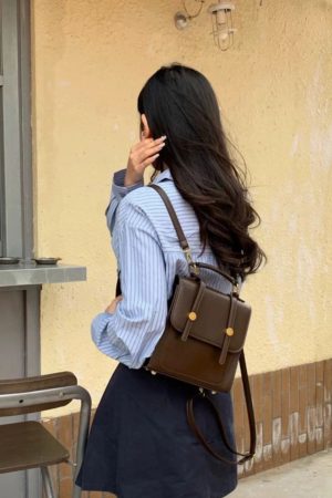 2025 British Retro Backpack for Women - Trendy Multifunctional Handbag Travel Bag for Students