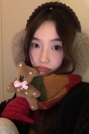 2025 Cute Solid Color Plush Warm Ear Muffs - Versatile Cold-Resistant Ear Warmers for Autumn Winter Korean Style