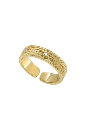 2025 French Minimalist Versatile Brushed Hollow Leaf Four Grass Ring for Women - High-End Index Finger Jewelry