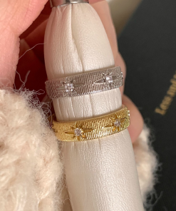 2025 French Minimalist Versatile Brushed Hollow Leaf Four Grass Ring for Women - High-End Index Finger Jewelry