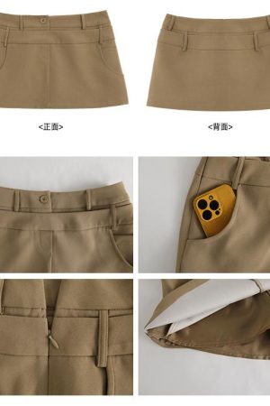 2025 Korean High-Waisted A-Line Skirt for Petite - Versatile Weekend Hub Style