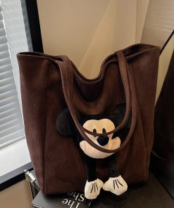 2025 Korean Style Cute Cartoon Shoulder Bag, Versatile Large Capacity Tote for Spring and Summer Commuting