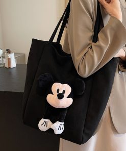 2025 Korean Style Cute Cartoon Shoulder Bag, Versatile Large Capacity Tote for Spring and Summer Commuting