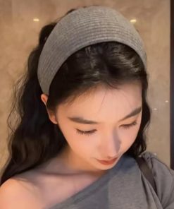 2025 Korean Style High-End Wide Headband for Women - Daily Wear High Crown Hair Accessory