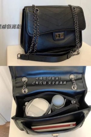 2025 Minimalist Crossbody Shoulder Bag for Women â€“ High-End Versatile Chain Bag in Chanel Style