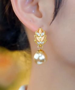 2025 New Micro-Inlaid Color-Block Maple Leaf Earrings - Unique Design Trendy Ear Studs for Fashion Lovers
