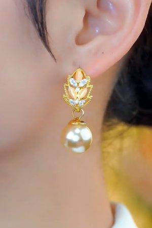 2025 New Micro-Inlaid Color-Block Maple Leaf Earrings - Unique Design Trendy Ear Studs for Fashion Lovers