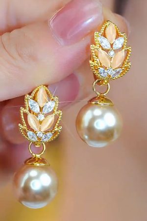 2025 New Micro-Inlaid Color-Block Maple Leaf Earrings - Unique Design Trendy Ear Studs for Fashion Lovers