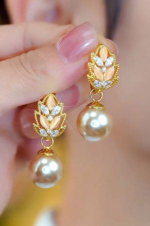 2025 New Micro-Inlaid Color-Block Maple Leaf Earrings - Unique Design Trendy Ear Studs for Fashion Lovers