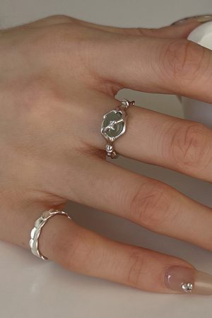 2025 New Style Chinese Jade Bamboo Joint Ring for Women - Elegant Versatile High-Quality Fashion Accessory