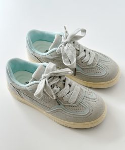 2025 New Style Thin Breathable White Leather Sneakers for Women - Flat-Bottom Training and Board Shoes