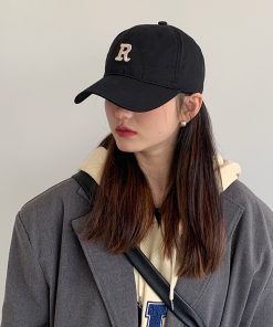 2025 Oversized Women's Baseball Cap - Slimming Face-Shaping Korean-Style Flat-Brim Sports Cap, Versatile for Men and Women