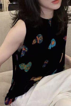 2025 Summer Chinese Fashion Sleeveless Top - Casual Chic Versatile Women's Shirt for High-End Y2K Style