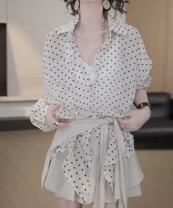 2025 Summer Chinese Style Buttonless Sleeveless Green Printed Top & Shorts Two-Piece Set for Women - Trendy National Wind Fashion