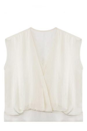 2025 Summer High-End Acetate V-Neck Lace Top - Elegant Women's Fashion for a Chic Look
