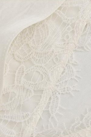 2025 Summer High-End Acetate V-Neck Lace Top - Elegant Women's Fashion for a Chic Look