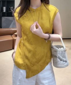 2025 Summer Round Neck Sleeveless Top & Casual Pants Set for Girls, Slimming Two-Piece Outfit, Versatile Daily Wear