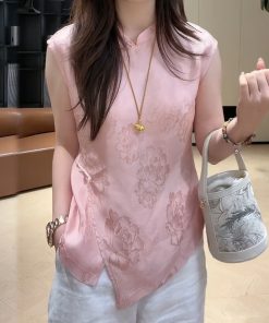 2025 Summer Round Neck Sleeveless Top & Casual Pants Set for Girls, Slimming Two-Piece Outfit, Versatile Daily Wear