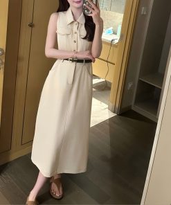 2025 Summer Waist-Defining Dress for Girls - Trendy and Versatile Fashion with Unique Design, Perfect for Casual and Dressy Occasions