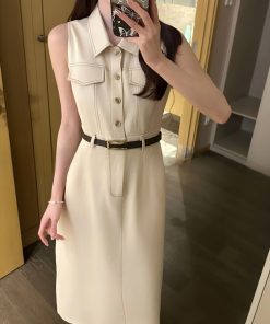 2025 Summer Waist-Defining Dress for Girls - Trendy and Versatile Fashion with Unique Design, Perfect for Casual and Dressy Occasions