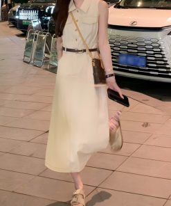 2025 Summer Waist-Defining Dress for Girls - Trendy and Versatile Fashion with Unique Design, Perfect for Casual and Dressy Occasions