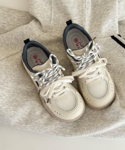 2025 Summer Women's Versatile Mesh Board Shoes - Trendy Breathable White Sneakers for Niche Street Style