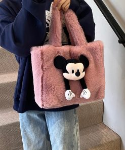 2025 Women's Fluffy Plush Tote Bag - Large Capacity Furry Shoulder Handbag for Spring and Summer Fashion