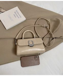 2025 Women's High-End Versatile Small Square Handbag - Fresh Spring Summer Style Shoulder Crossbody Bag