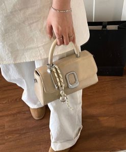 2025 Women's High-End Versatile Small Square Handbag - Fresh Spring Summer Style Shoulder Crossbody Bag