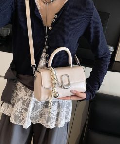 2025 Women's High-End Versatile Small Square Handbag - Fresh Spring Summer Style Shoulder Crossbody Bag