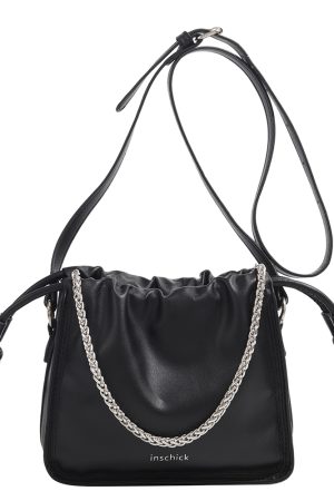 2025 Women's High-End Wrinkled Chain Shoulder Bag - Versatile Commuting Crossbody in Trendy Niche Design