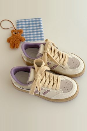 2025 Women's Hong Kong Style Chi Sneakers - Thick-Soled Casual White Shoes, Versatile Y2K Trend