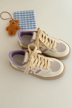 2025 Women's Hong Kong Style Chi Sneakers - Thick-Soled Casual White Shoes, Versatile Y2K Trend