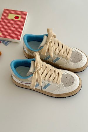 2025 Women's Hong Kong Style Chi Sneakers - Thick-Soled Casual White Shoes, Versatile Y2K Trend