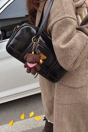 2025 Women's Oil Wax Leather Underarm Bag - Trendy Shoulder Crossbody with High-End Feel, Perfect for Spring and Summer Commuter Style