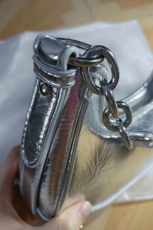 2025 Women's Silver Underarm Bag - Niche Handheld Chain Baguette, High-End Versatile Shoulder & Crossbody Bag