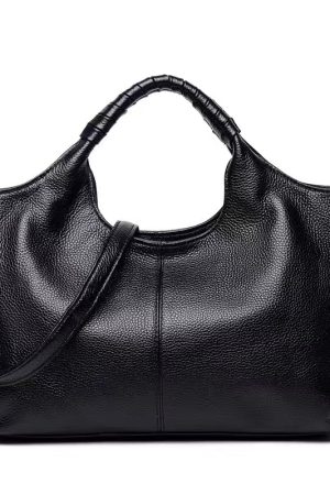 2025 Women's Soft Leather Crossbody Tote Bag - Casual Large Capacity Versatile Shoulder Bag for Everyday Use