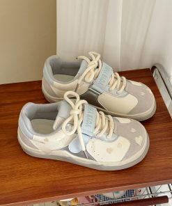 2025 Women's Summer Sneakers - Breathable Thick-Soled Casual Sports Shoes in White, Versatile and Stylish for Everyday Wear