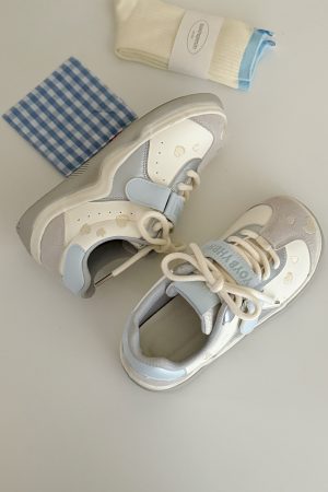 2025 Women's Summer Sneakers - Breathable Thick-Soled Casual Sports Shoes in White, Versatile and Stylish for Everyday Wear