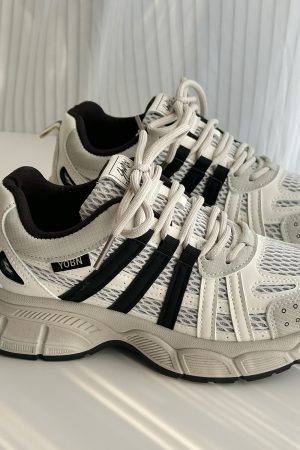 2025 Women's Thick-Soled Dad Shoes - Lightweight Versatile Casual Sports Sneakers for Trendy Y2K Style
