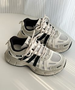 2025 Women's Thick-Soled Dad Shoes - Lightweight Versatile Casual Sports Sneakers for Trendy Y2K Style