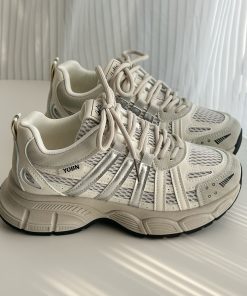 2025 Women's Thick-Soled Dad Shoes - Lightweight Versatile Casual Sports Sneakers for Trendy Y2K Style