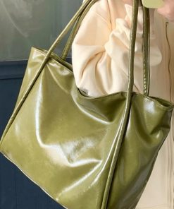 2025 Women's Tote Bag - Korean Style Large Capacity Shoulder Bag for Spring and Summer Commuting