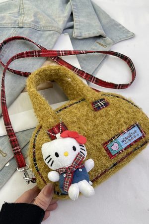 2025 Women's Woolen Handbag - Stylish Versatile Shoulder Crossbody Bag for Spring & Summer Fashion