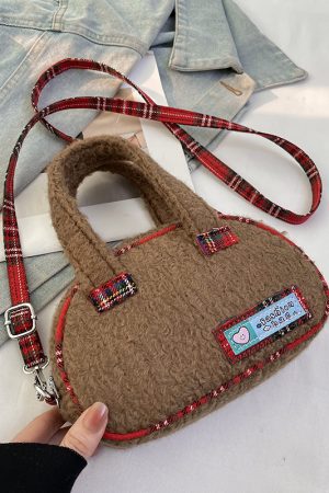 2025 Women's Woolen Handbag - Stylish Versatile Shoulder Crossbody Bag for Spring & Summer Fashion
